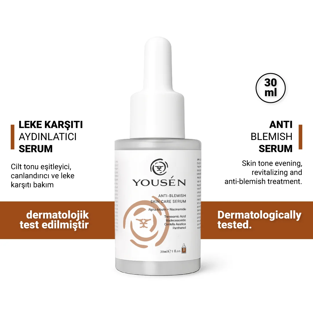 Çok Aktifli Leke Karşıtı ve Cilt Tonu Dengeleyici Leke Karşıtı Bakım Serumu Arbutin 30 ml