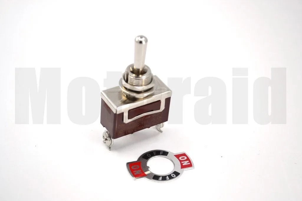 Anahtar 1-0-Yaylı Metal 3 Pin 12V-220V