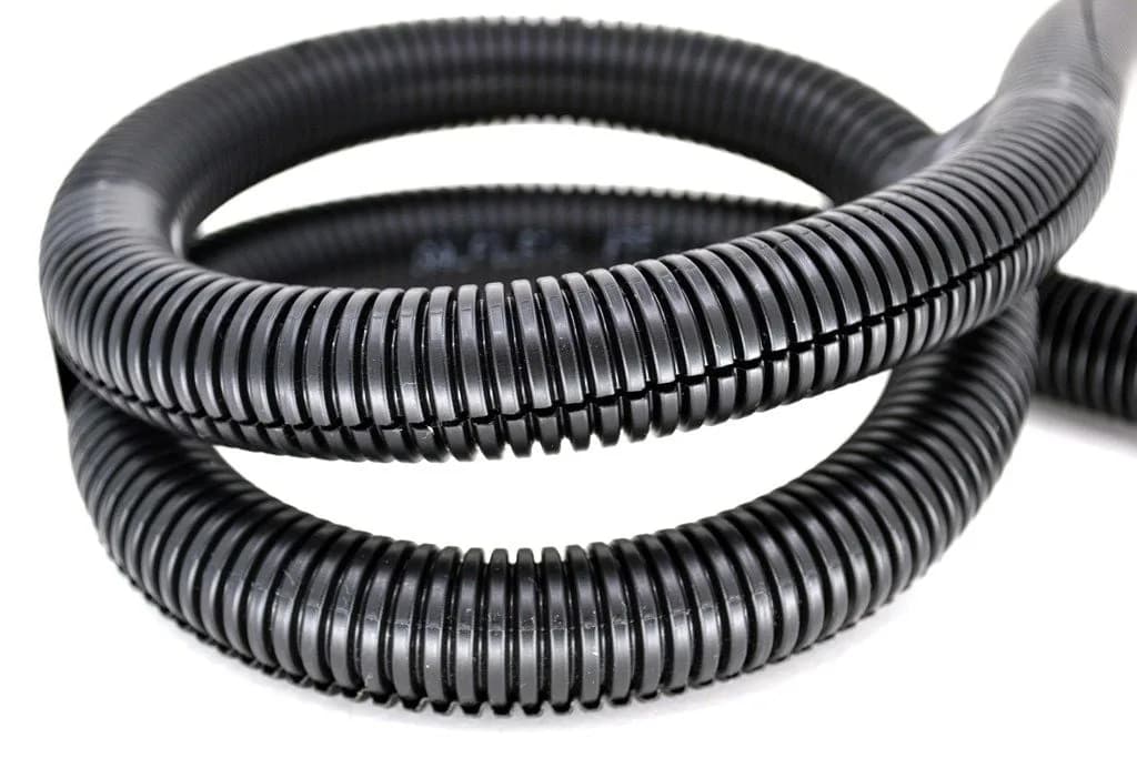 8,5mm Yarıklı Spiral Boru Kablo İzolasyon Hortumu Siyah Esnek