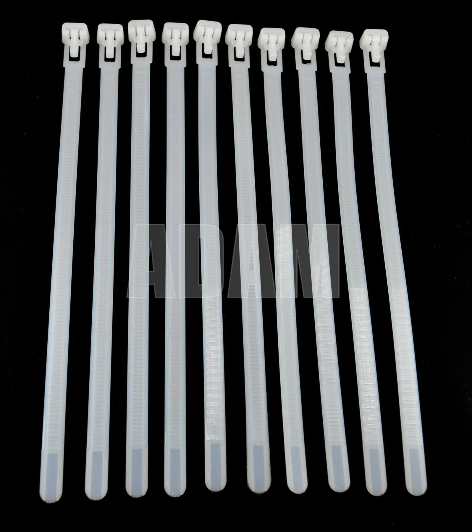 10 Adet 7,6mm 37Cm Açılabilir Kablo Bağı Beyaz TKBA-370H