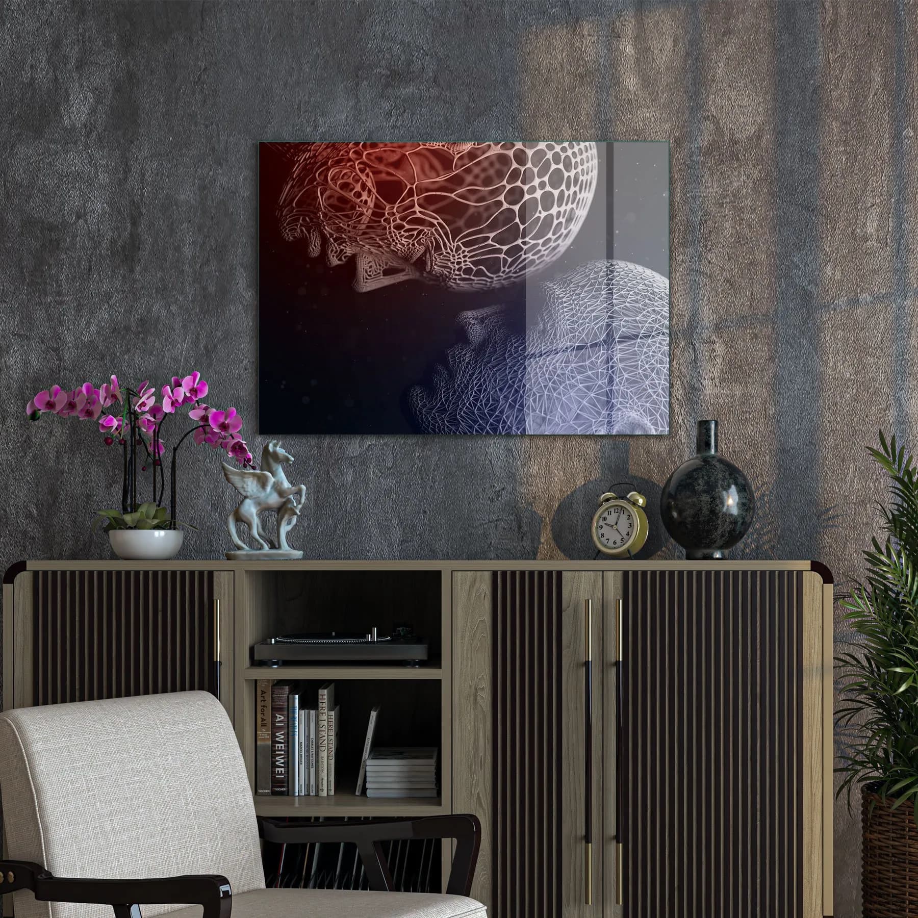 Decovetro Cam Tablo 3D Humans 50x70 cm
