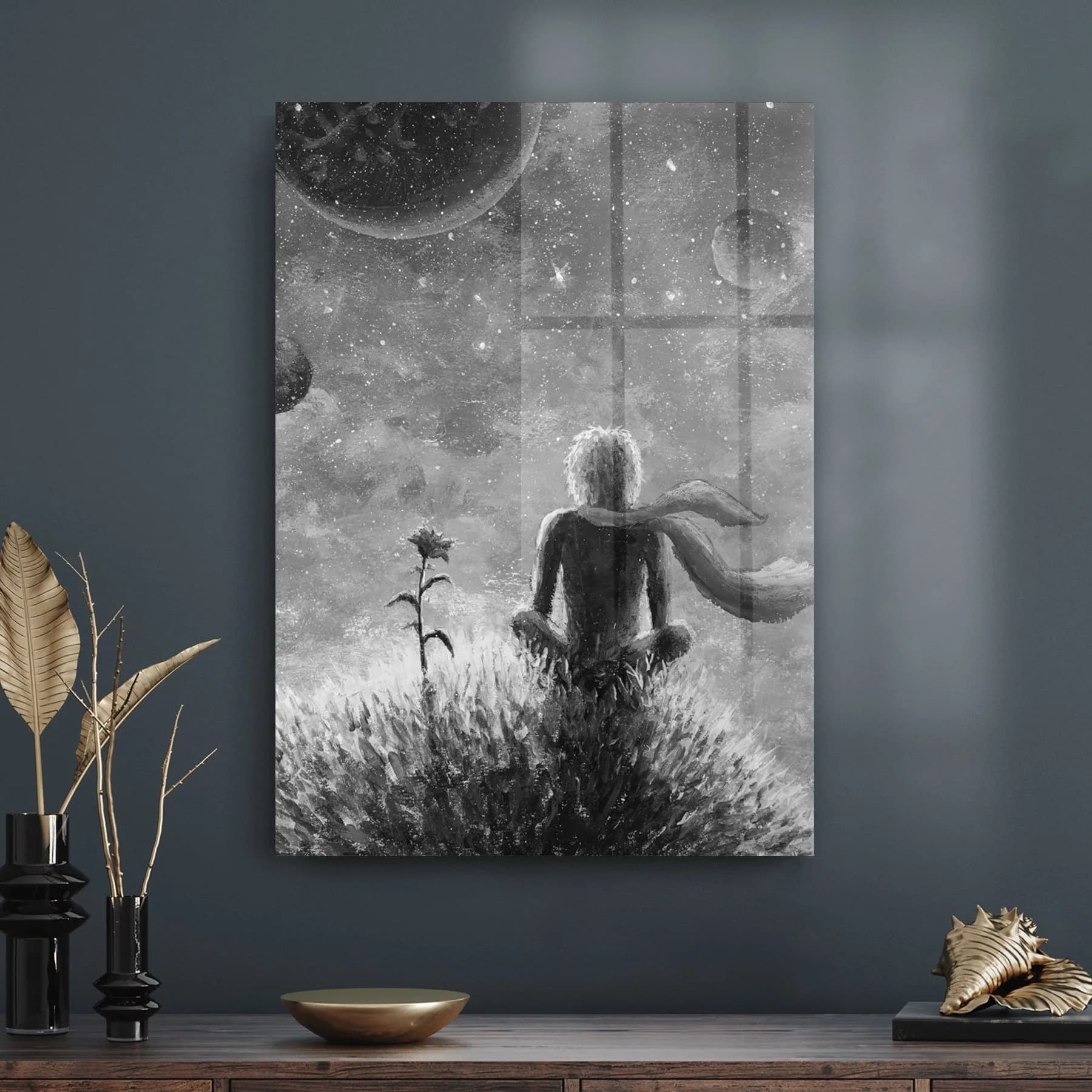 Decovetro Cam Tablo Yağlı Boya Sanatsal 70x100 cm