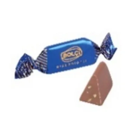 Fındık Parçacıklı Gianduja Çikolatalı Gianduiotti Çift Bükümlü 1 kg