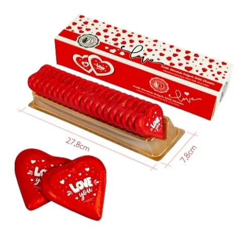 GIANDUJA DOLGULU SÜTLÜ KALP 21 g
