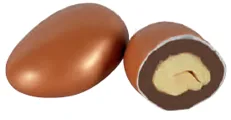 ŞEKER KAPLI SÜT ÇİKOLATALI BADEM DRAGE - (BRONZ) 3 kg