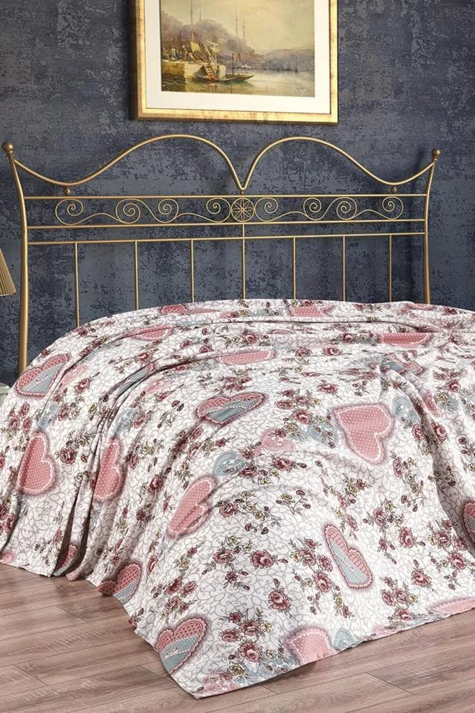 Vira Çift Kişilik %100 Pamuklu 240x220 cm Tek Pike