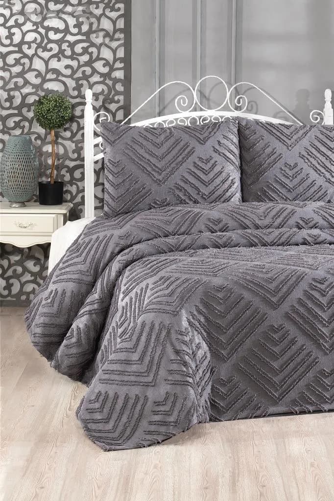 Çeyiz Diyarı Çam 3 Parça Çift Kişilik Pike Takımı