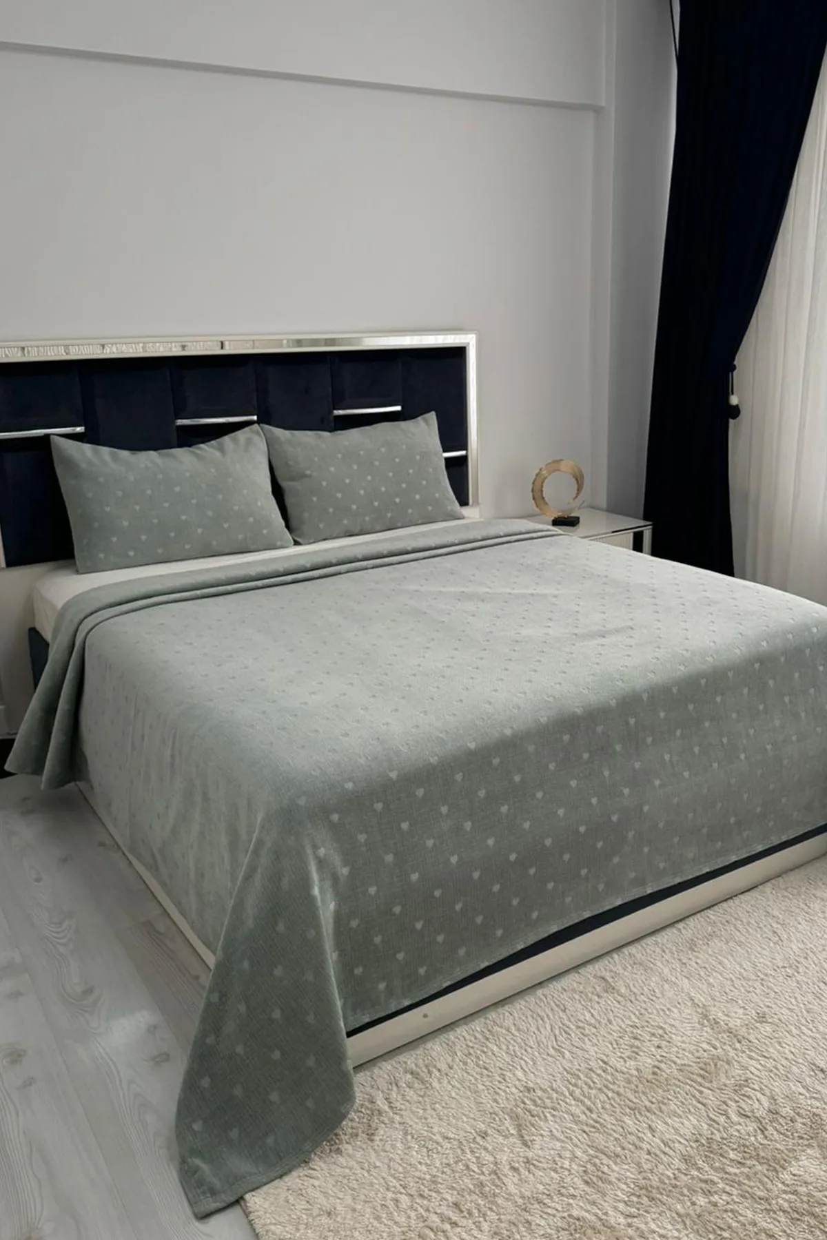 Gemila 3 Parça Çift Kişilik Yatak Örtüsü 235x250 cm