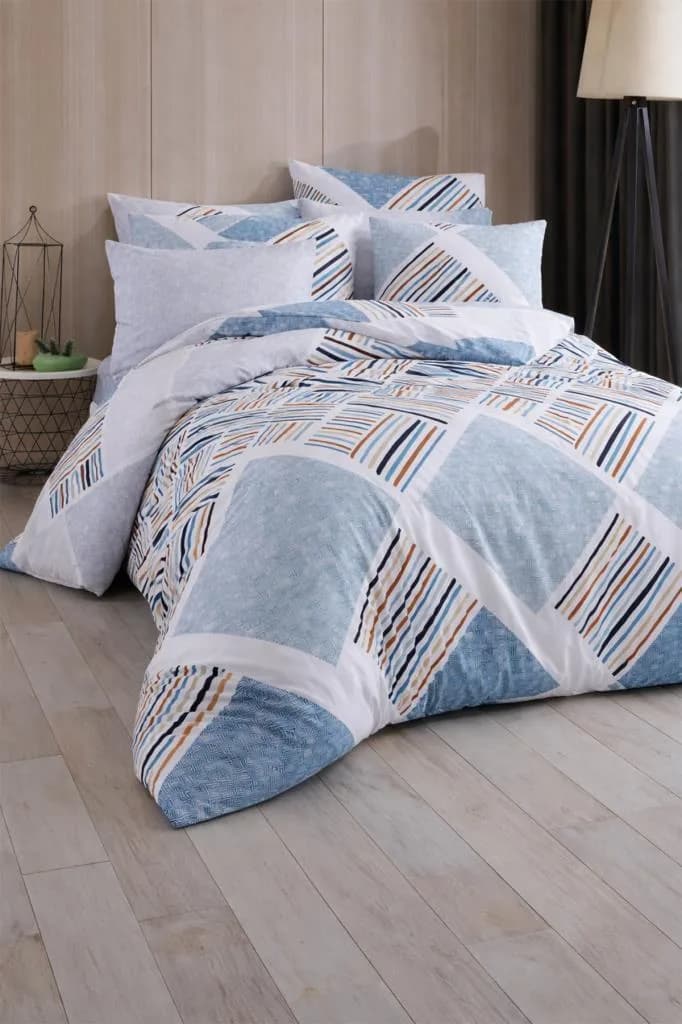Pablos Çift Kişilik Nevresim Takımı Petrol