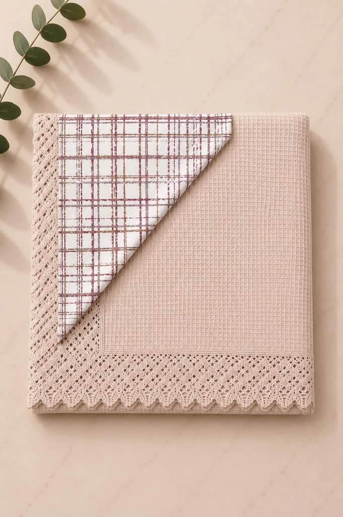 Çeyiz Diyarı Safir Kopanaki Çift Kişilik Pike Takımı