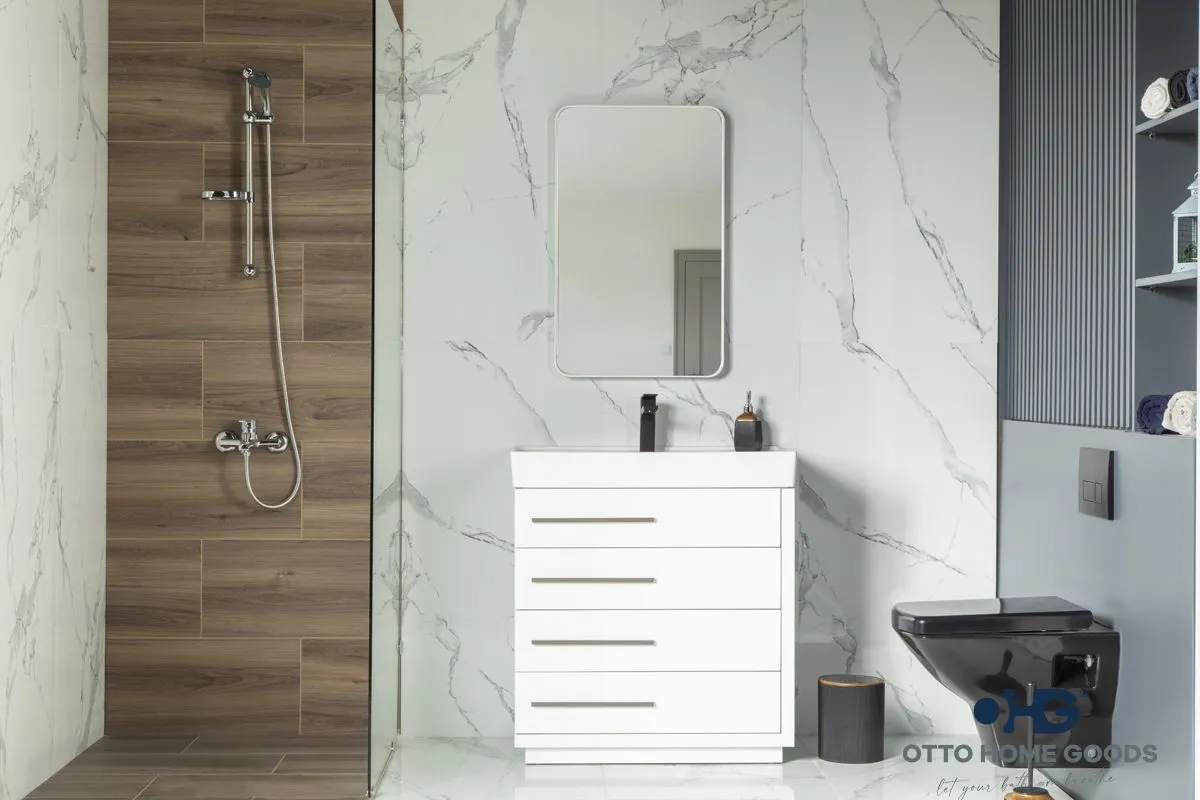 Adora 32″ Beyaz Banyo Dolabı