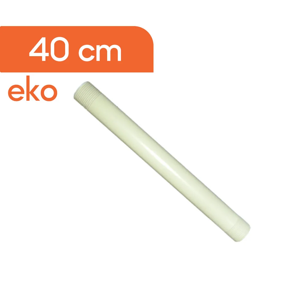 Akplas - PVC 40 Cm Kaval-Eko-Uzatma Borusu-Abot-Sprink-Bağlantı