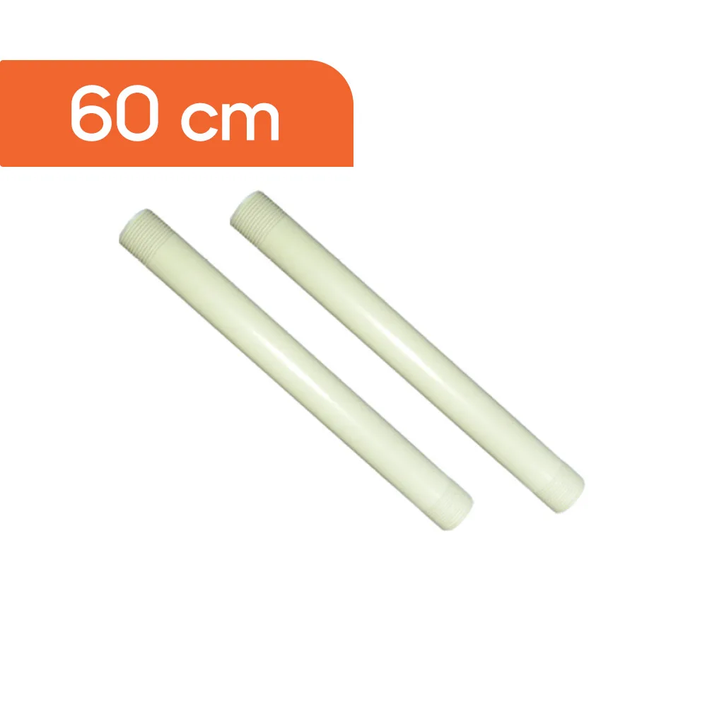 Akplas - PVC 60 Cm Kaval-Uzatma Borusu-Abot-Sprink-Bağlantı