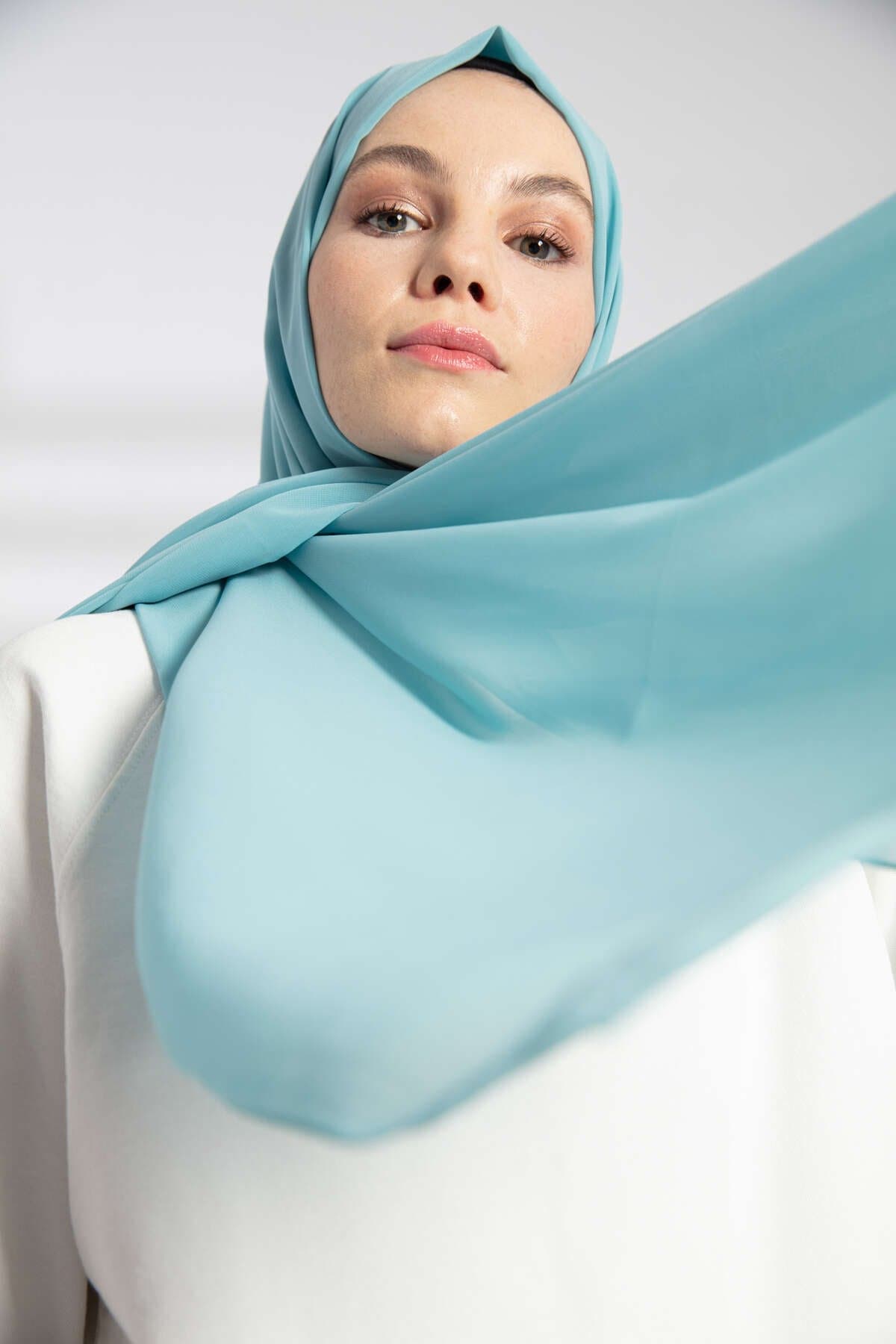 Şifon Şal - Mint Yeşili - Mint Yeşili