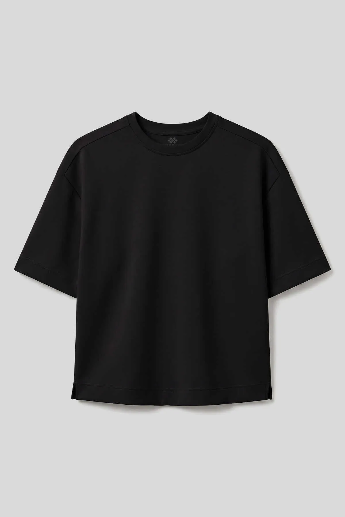 Tommylife Toptan Siyah O Yaka Kısa Kollu Basic T-Shirt - 97316 - Siyah